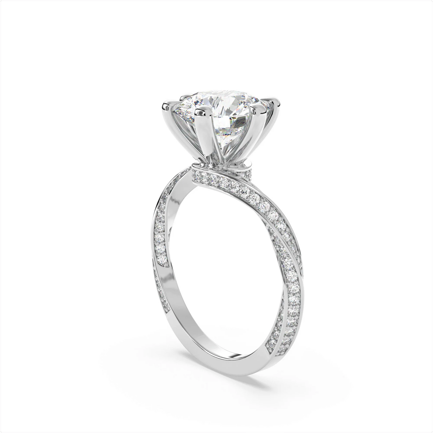 Shy-round brilliant diamond