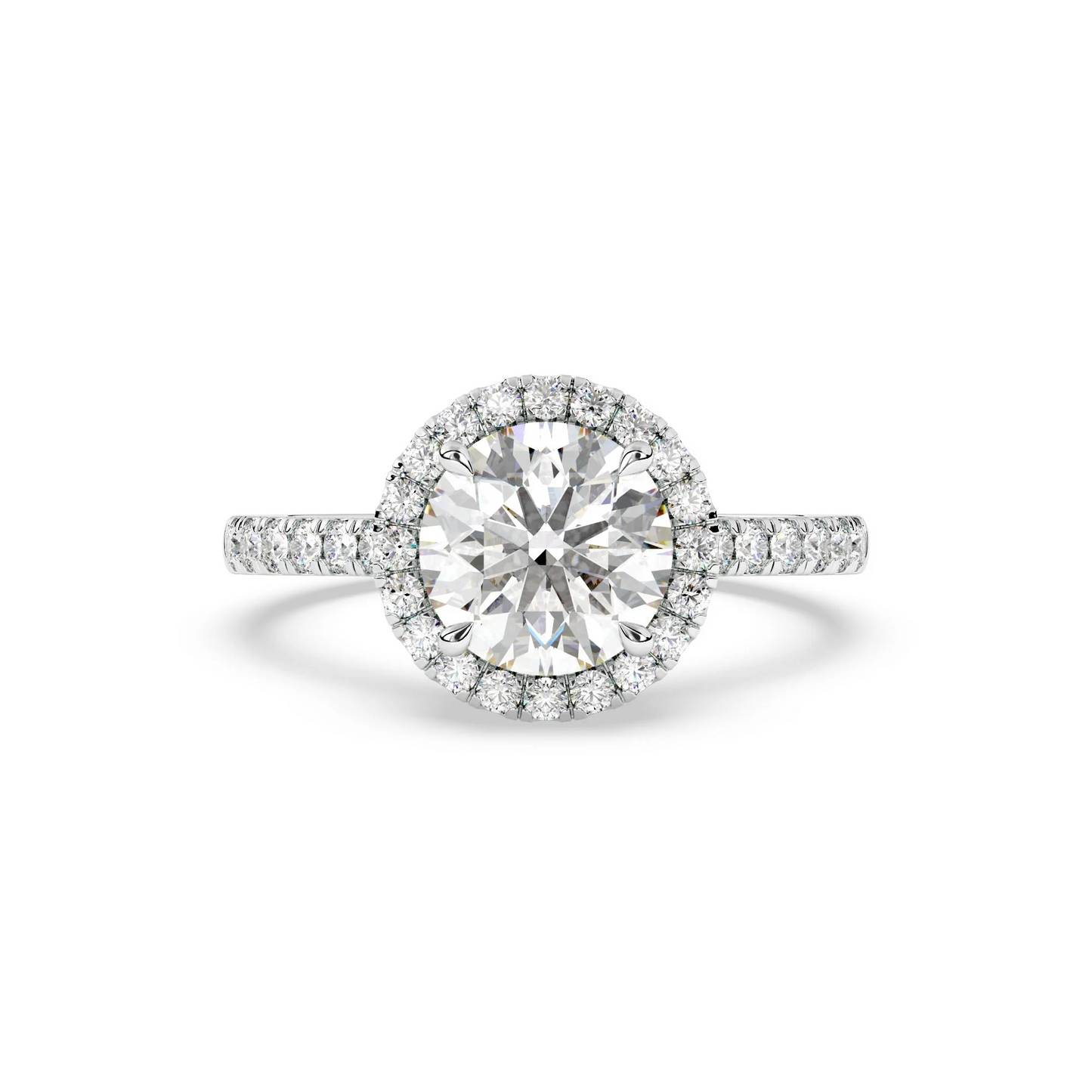 Ava-round brilliant diamond