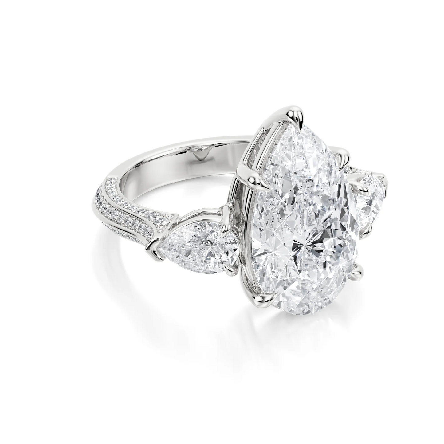 Shareen-pear shape diamond