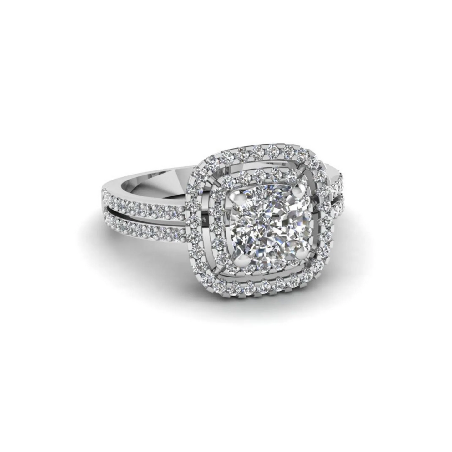 Ella-cushion cut diamond