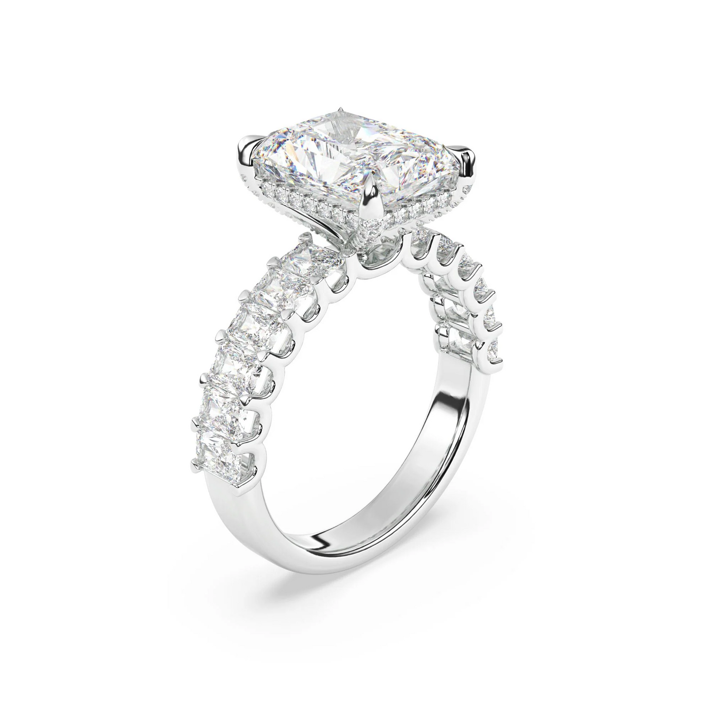 Navya-radiant cut diamond