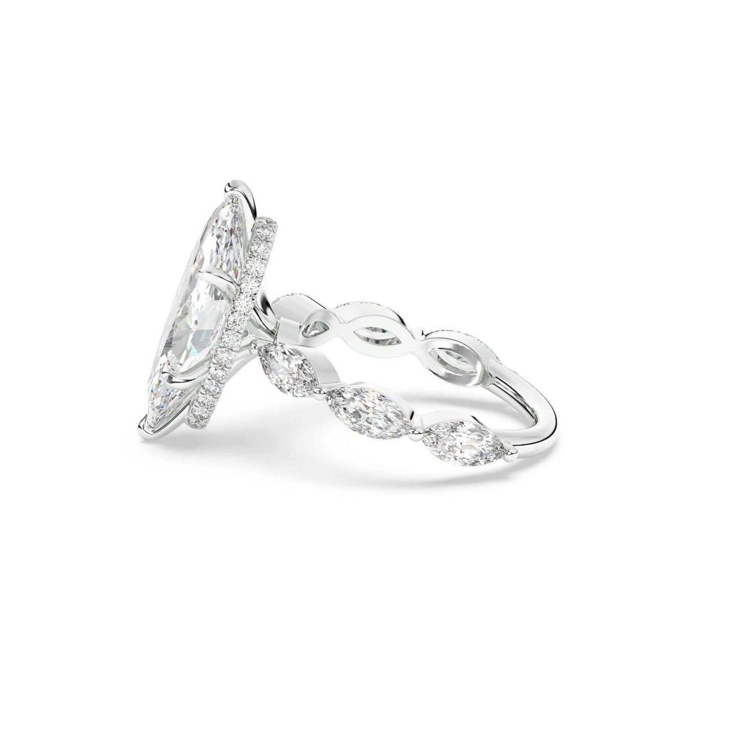 Miraal-marquise shape diamond ring 2.81CT