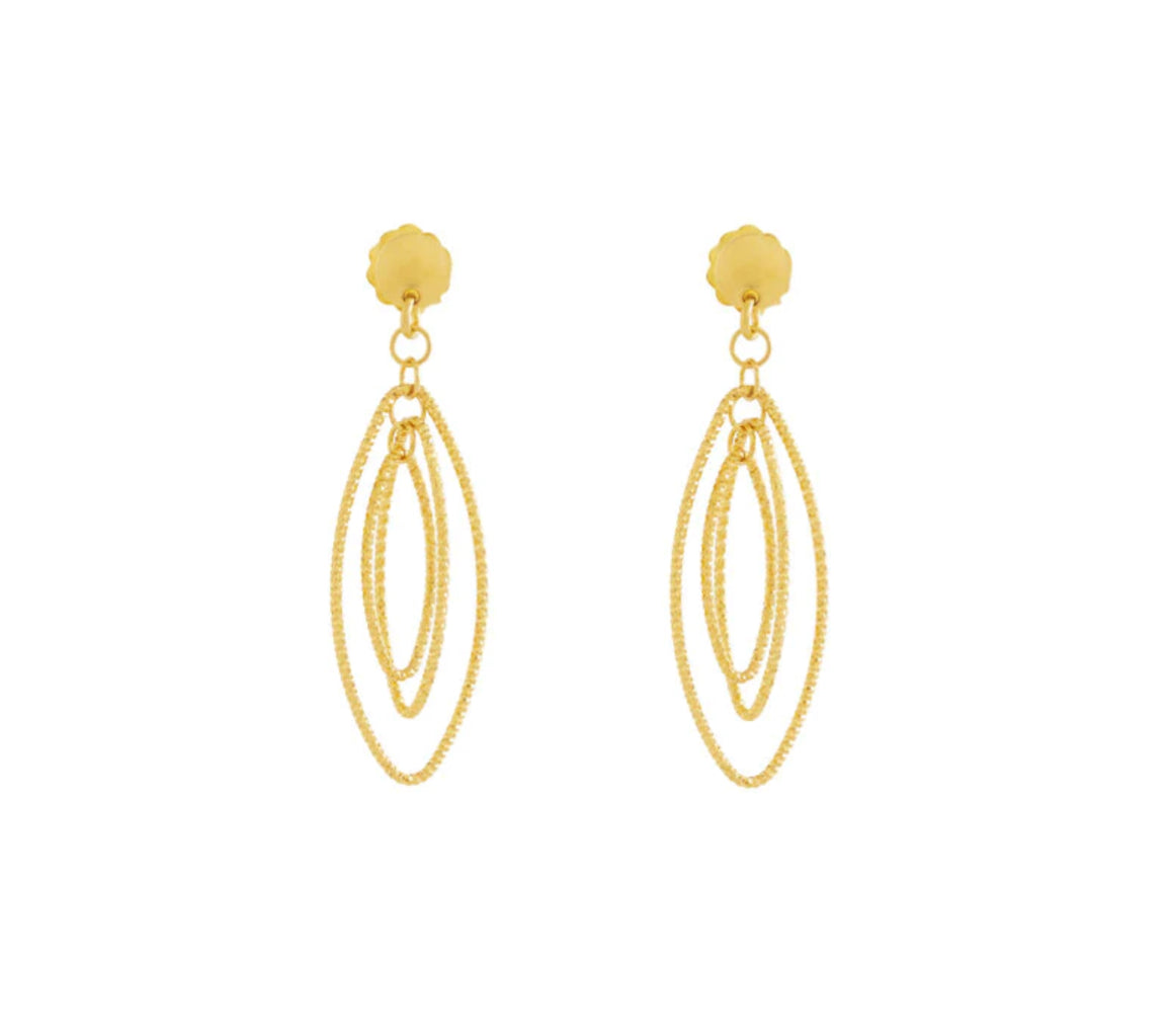 Swaying Earrings Gold