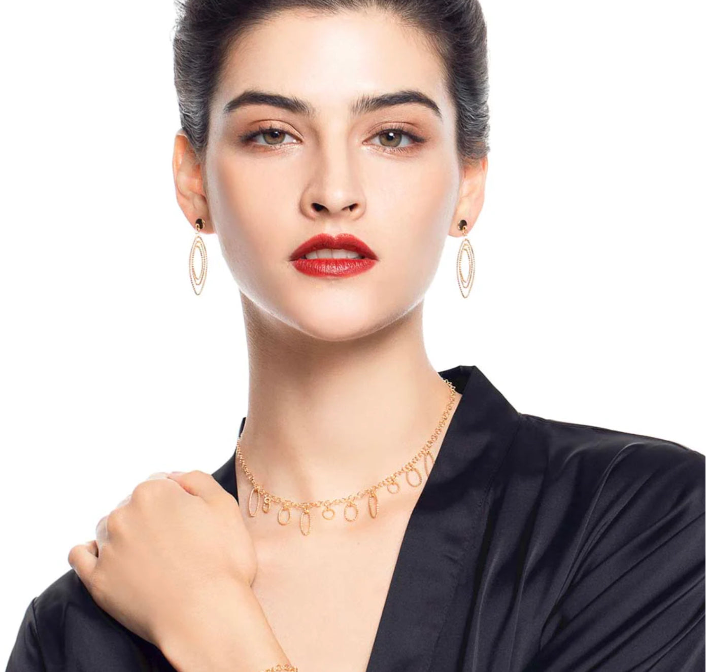 Swaying Earrings Gold