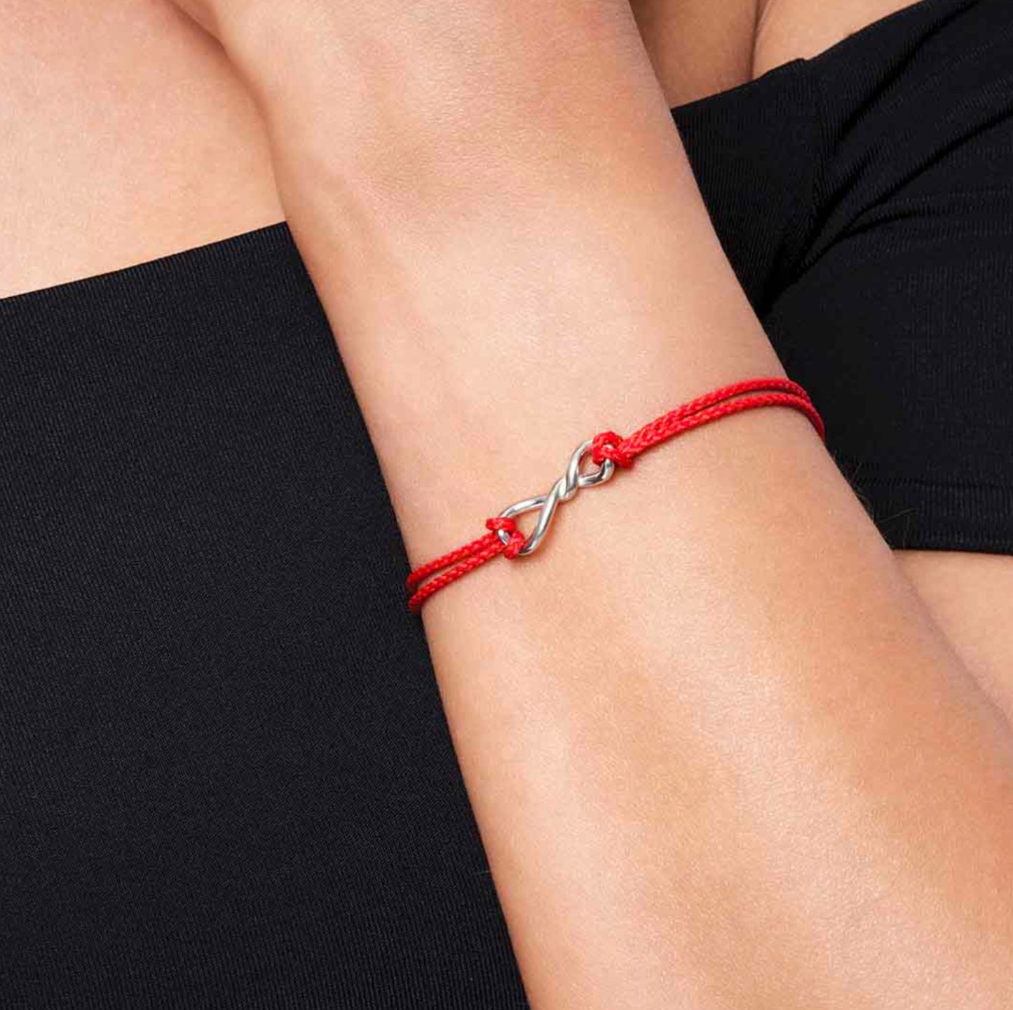 Infinity Bracelet Red