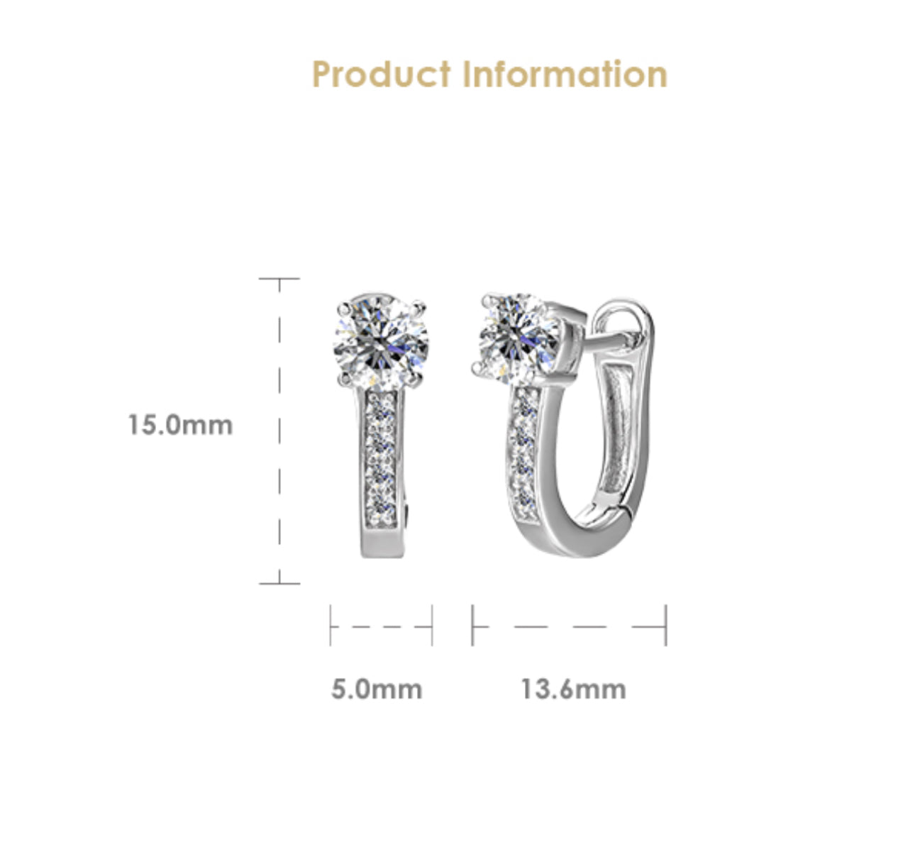 Gorgeous hoop earrings