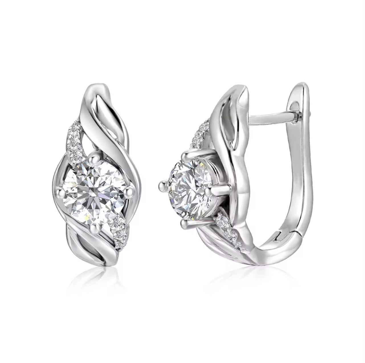 Croissant Hoop Earrings