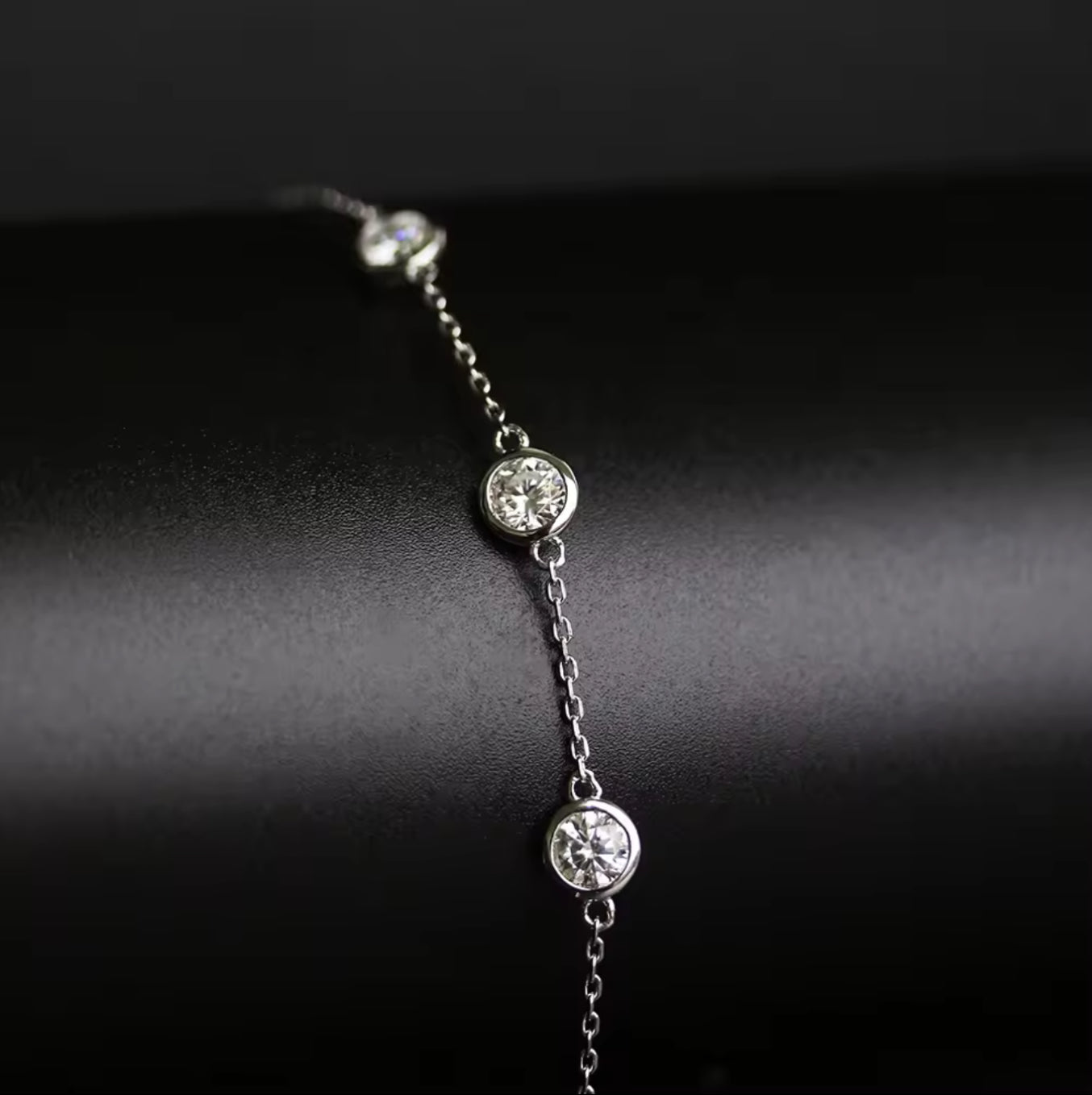 3-row stone bracelet