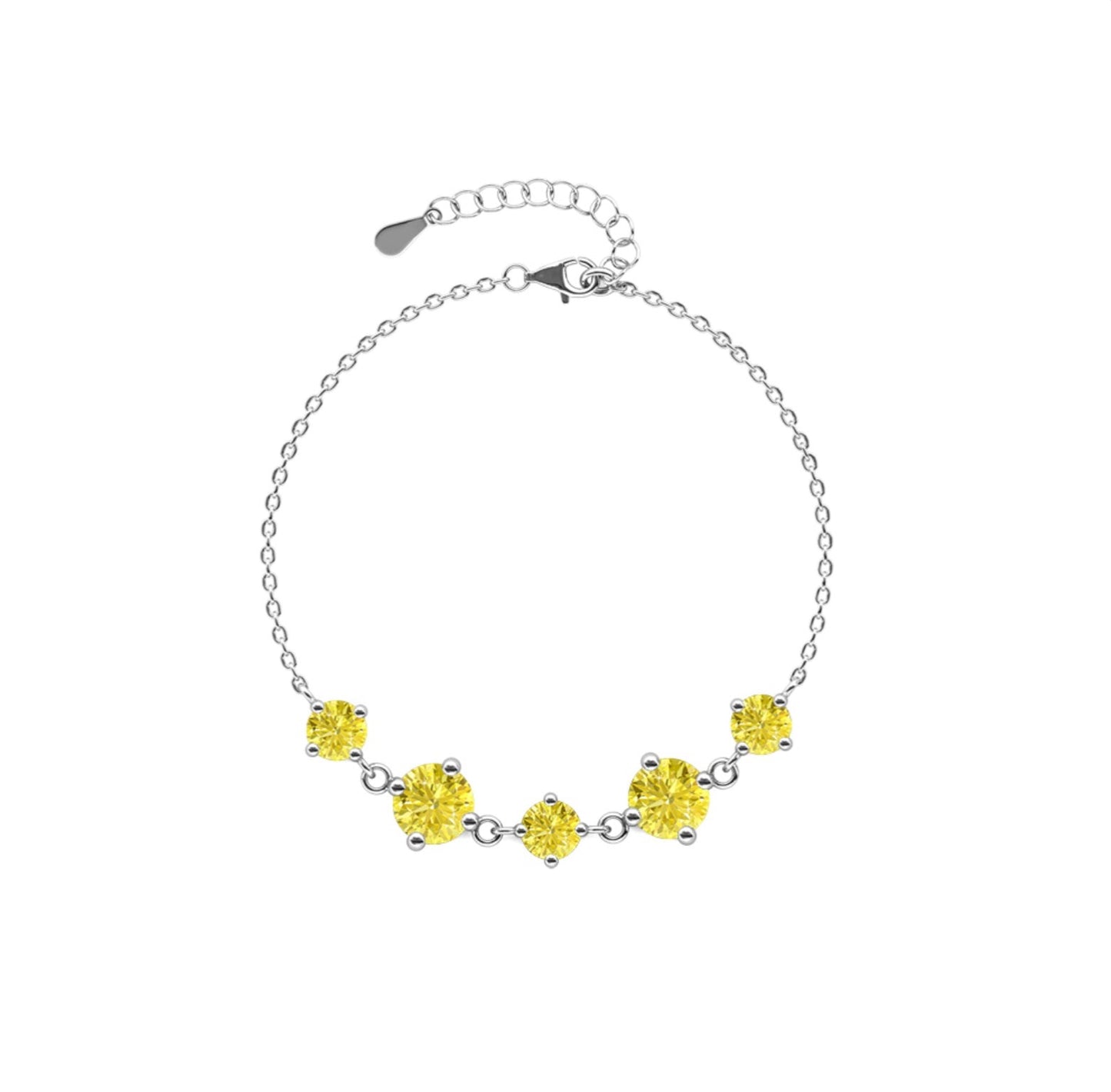 Heart motif bracelet in a variety of colors
