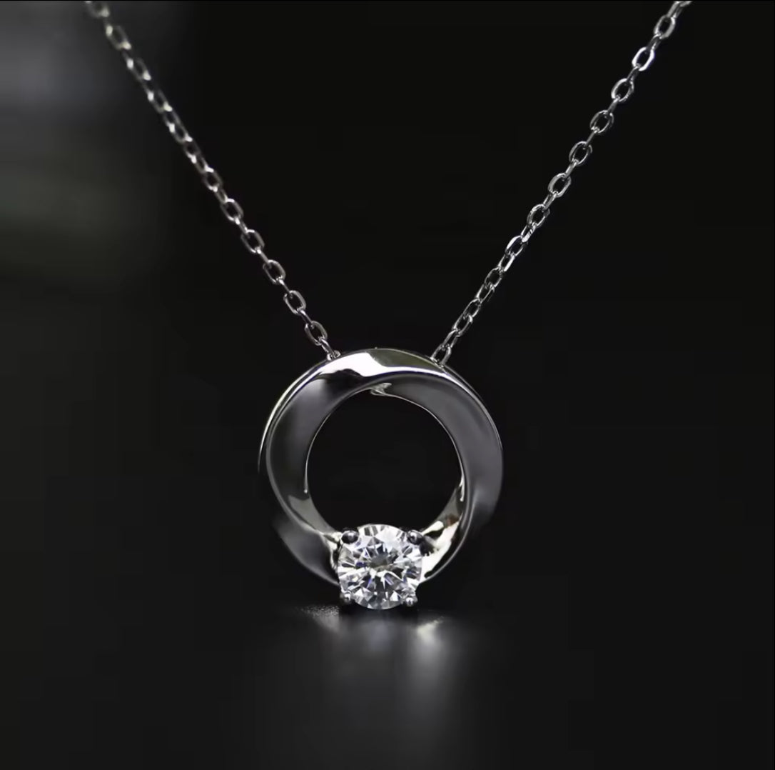 Circle Plate Necklace