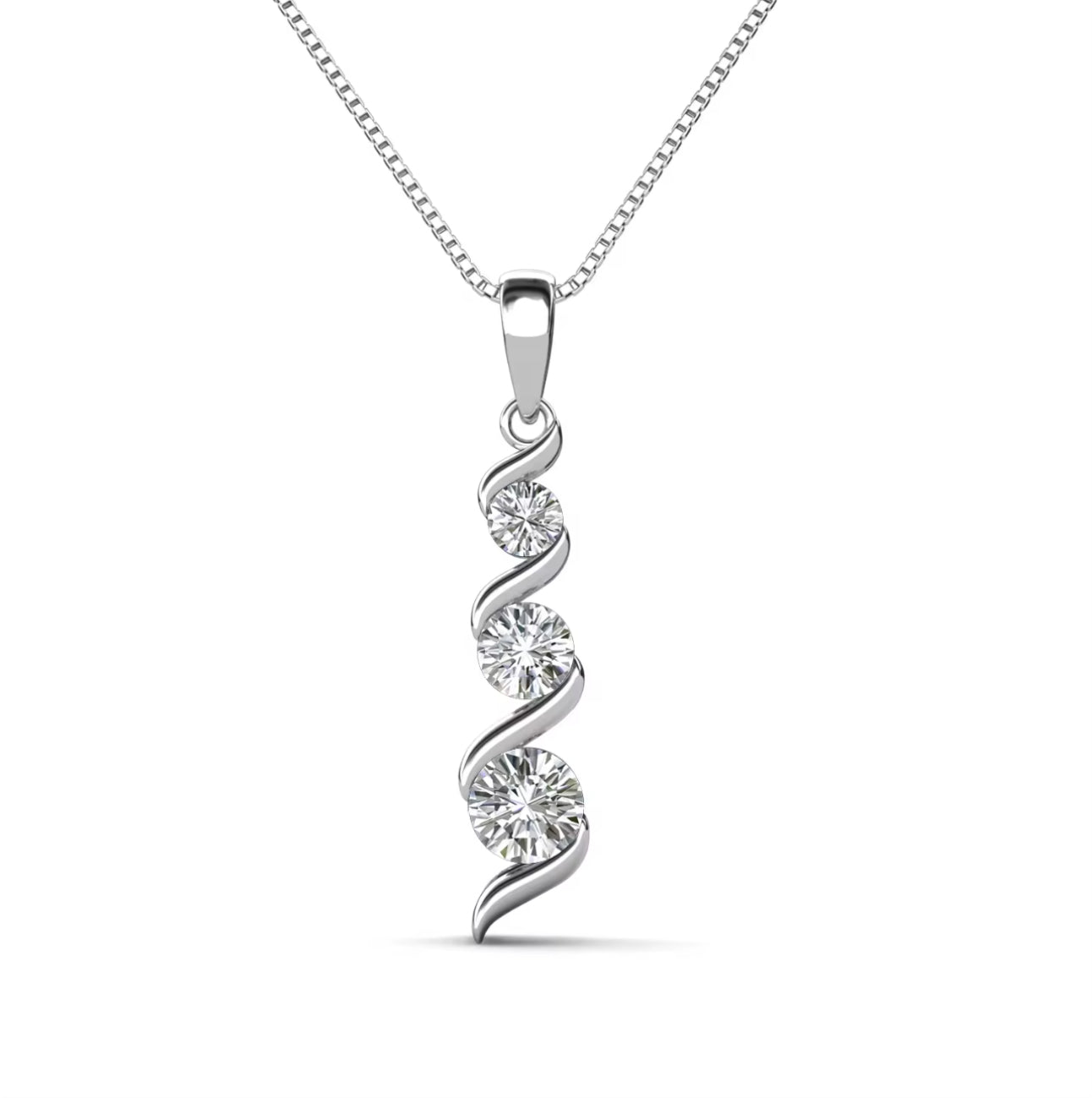 3-Row Stone Necklace