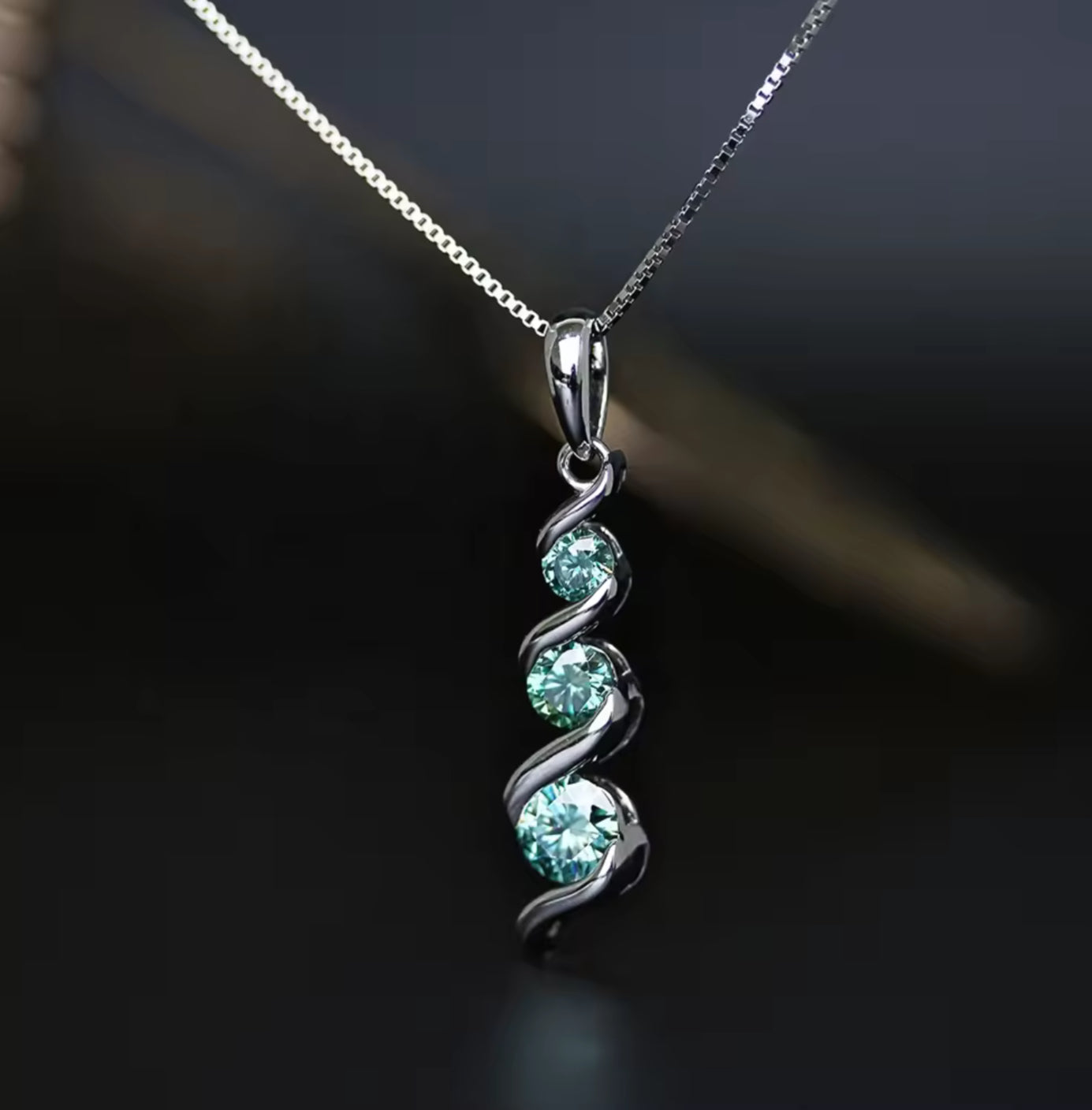 3-Row Stone Necklace