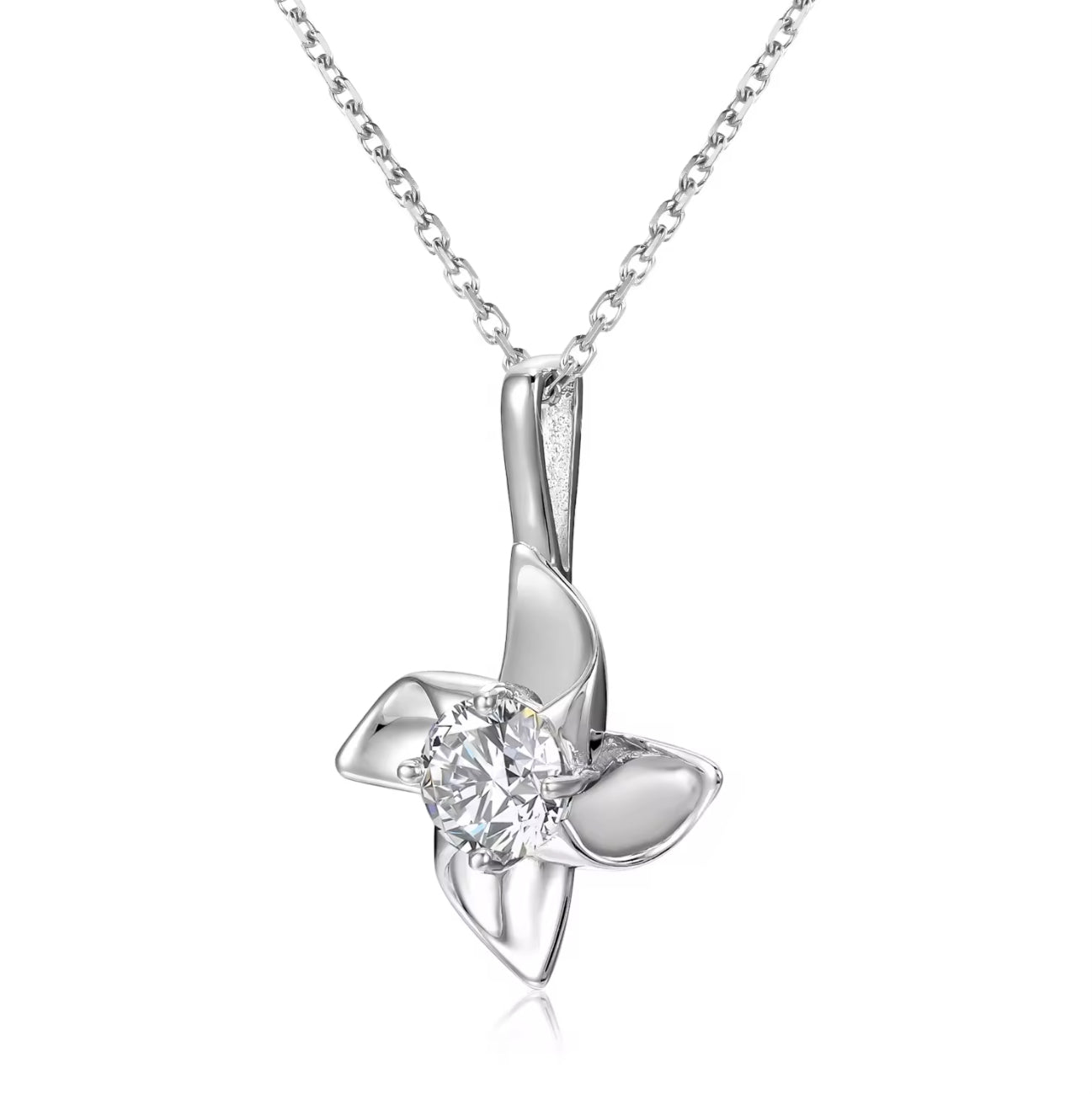 Windmill motif necklace