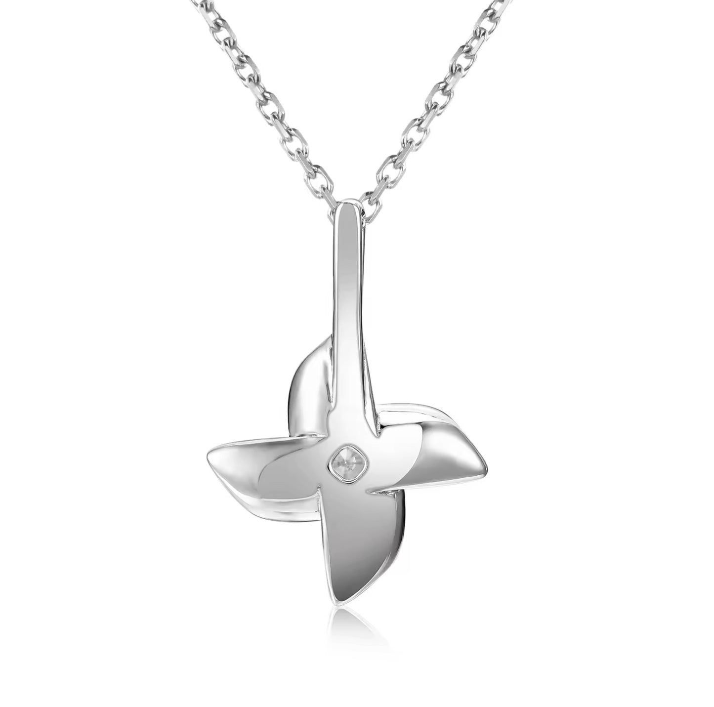 Windmill motif necklace