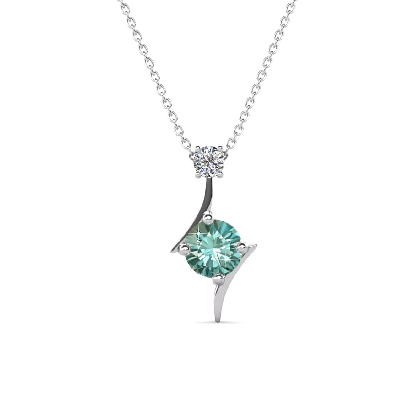 Choice of colors, double stone necklace