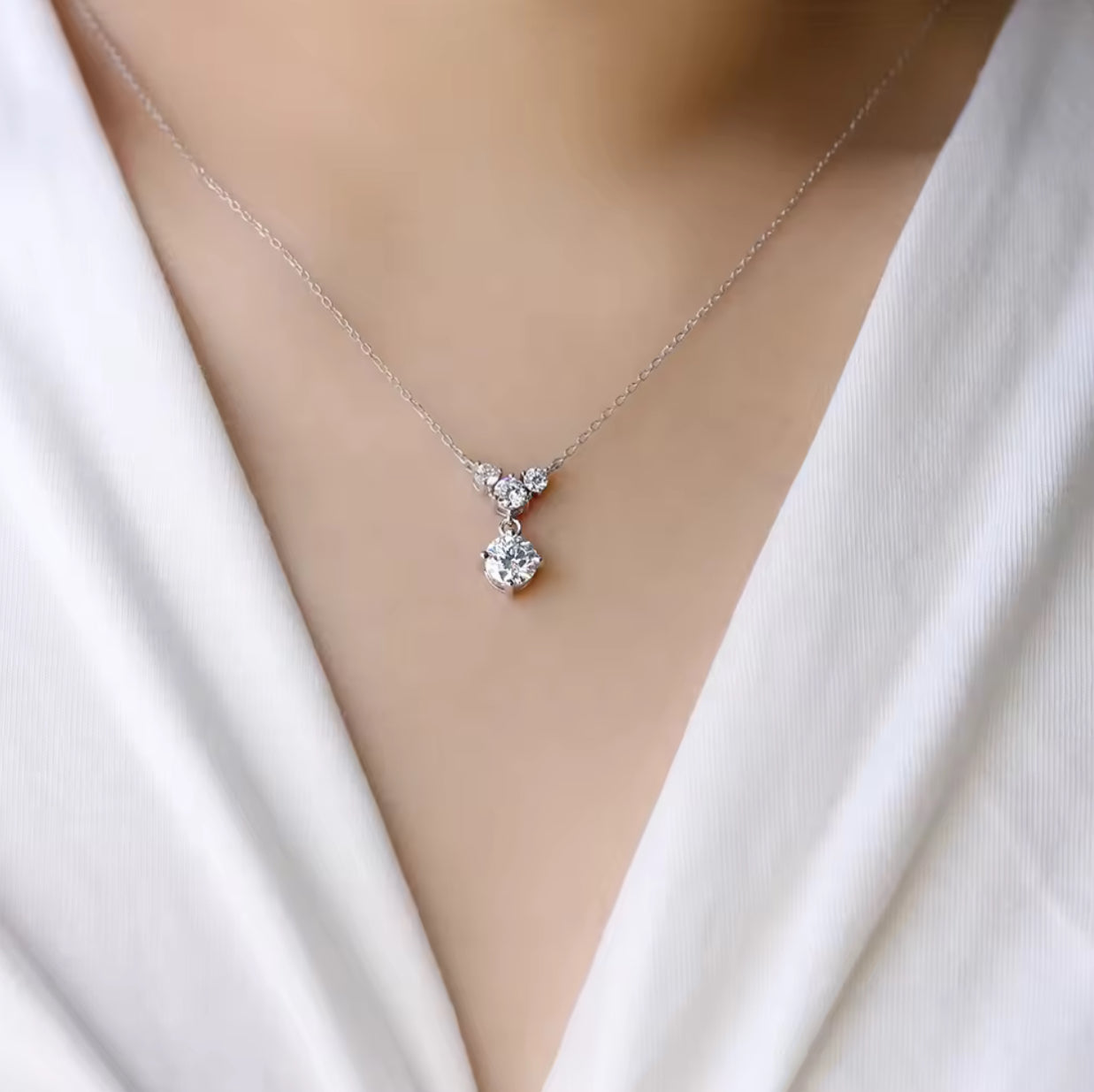Moissanite Necklace