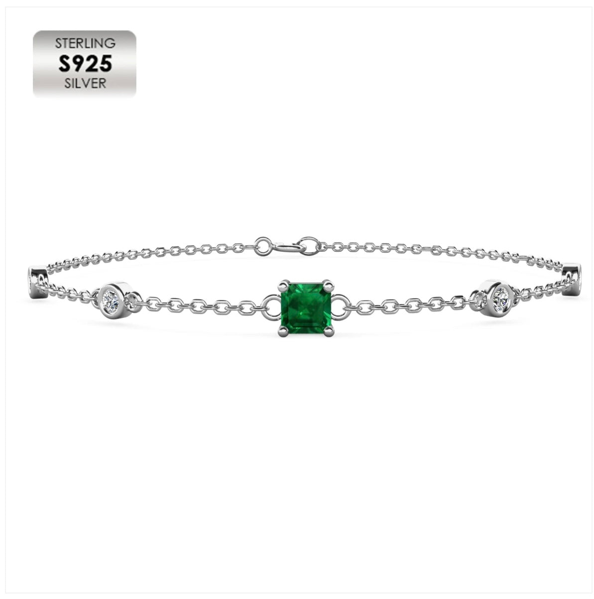 Emerald Station Bracelet