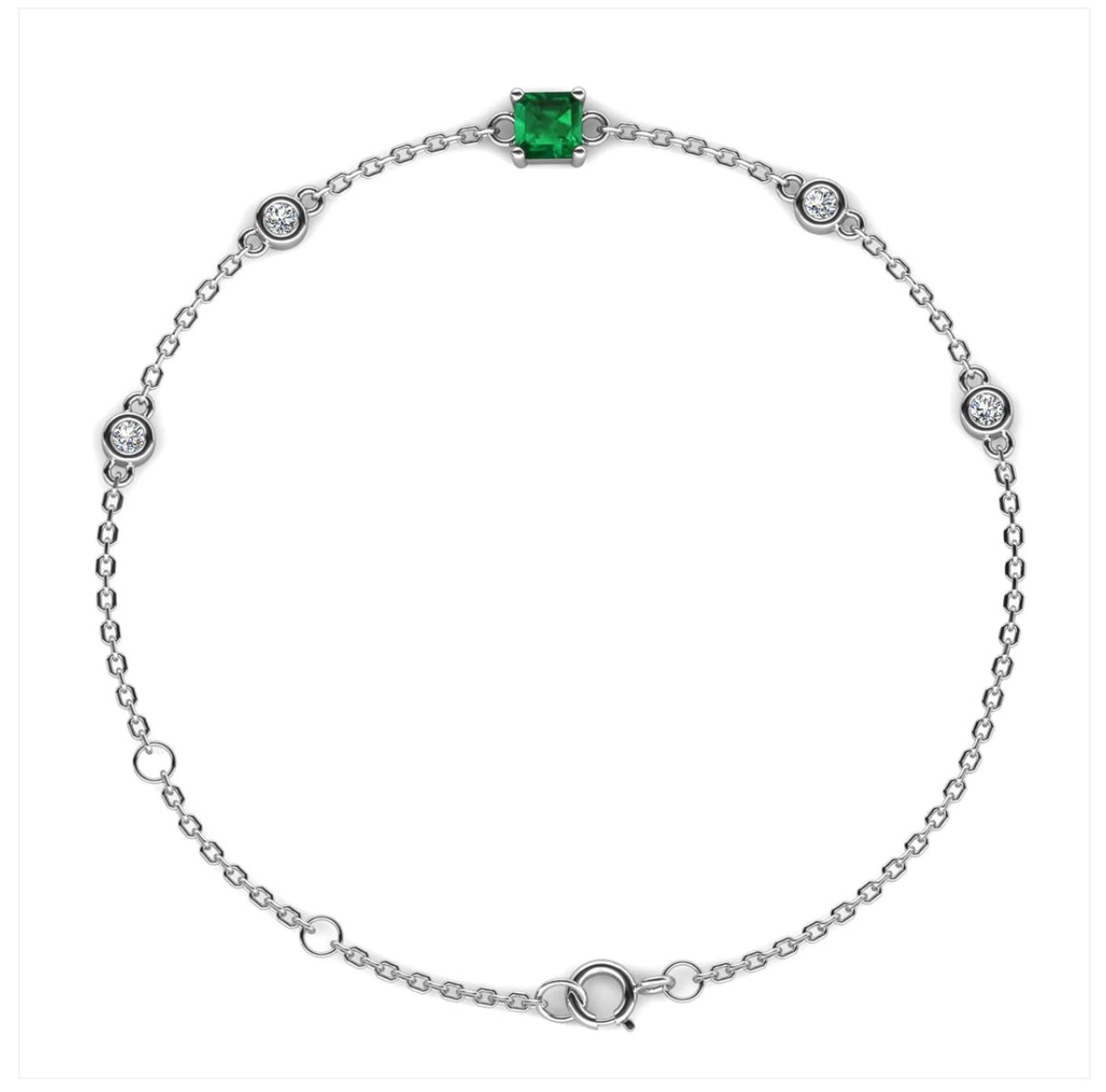 Emerald Station Bracelet