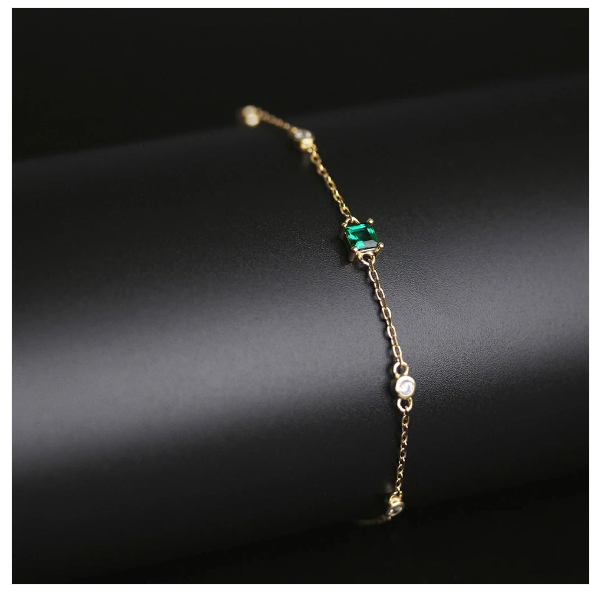 Emerald Station Bracelet