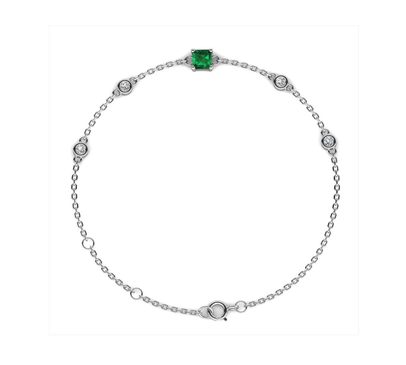 Emerald Station Bracelet
