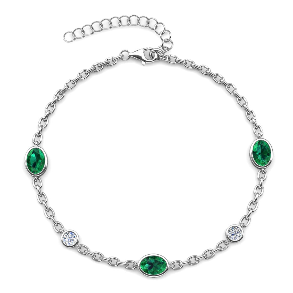 Emerald Station Bracelet