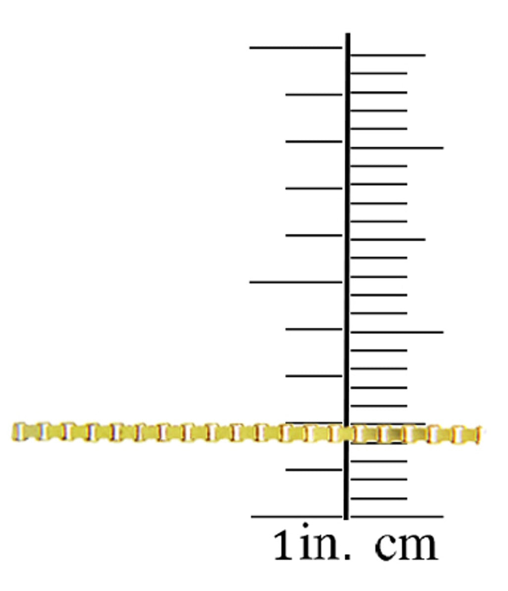 Gold Box Chain Link (M)