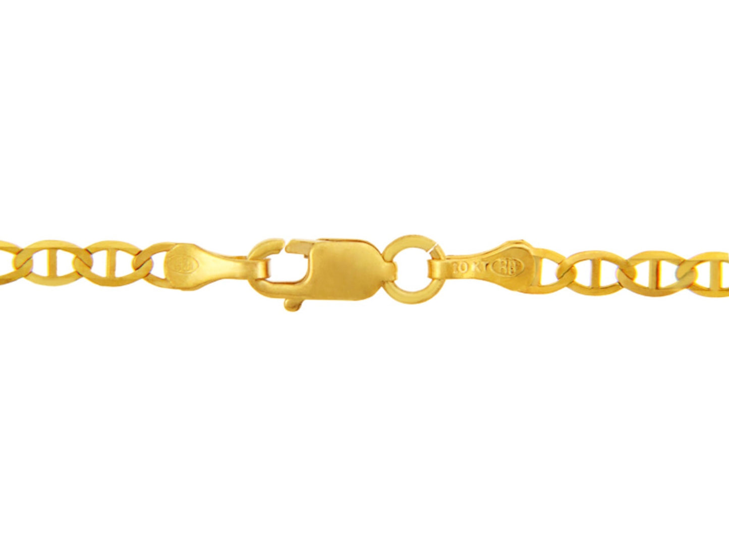 Gold Italian Flat Mariner Chain Link (M)