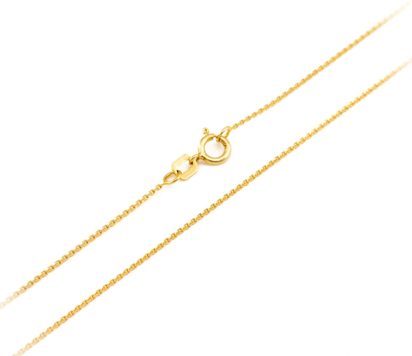 Yellow Gold Rolo Chain Link