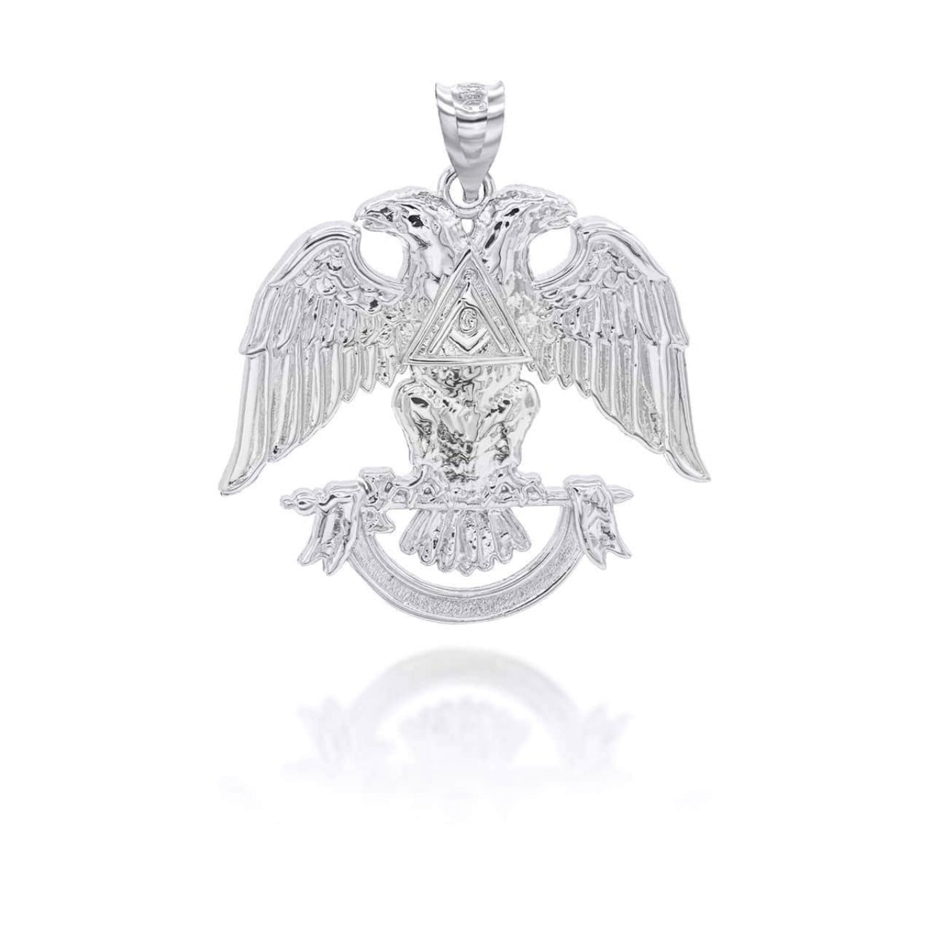 Silver 925 Double Headed Eagle Pendant Chain