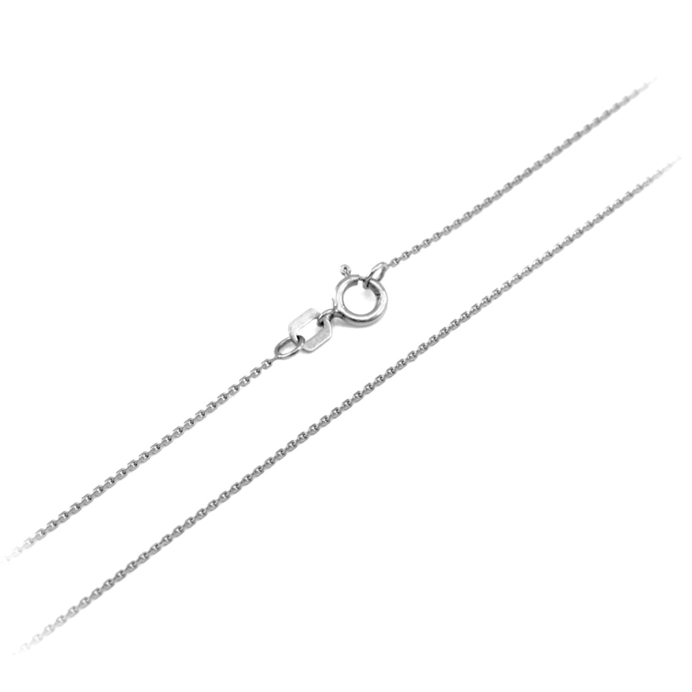 White Gold Rolo Chain Link
