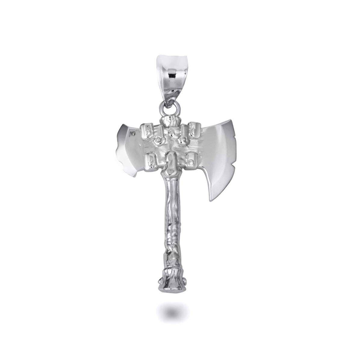 Gold Viking Battle Axe Norse Pendant Chain