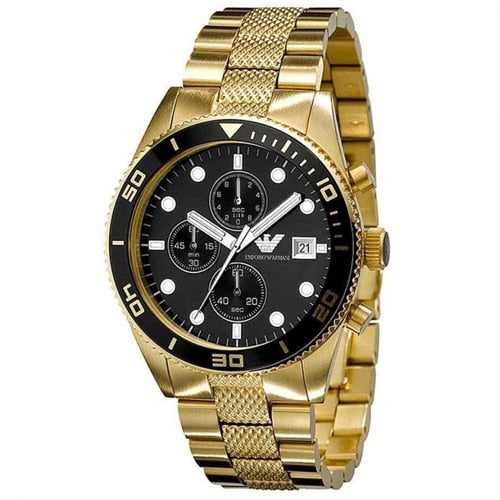 Emporio Armani Men's Watch Gold x Black