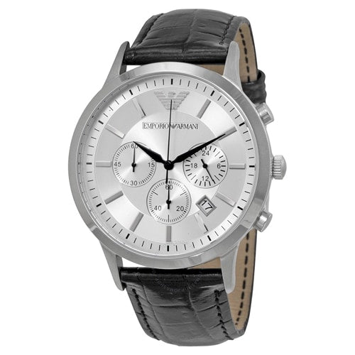 Emporio Armani Men's Watch Black Leather