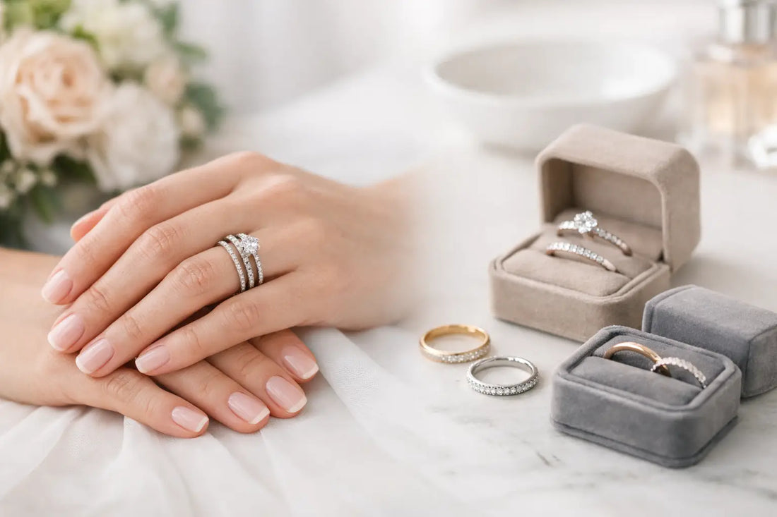 結婚指輪の重ね付けコーデ例9選と選び方