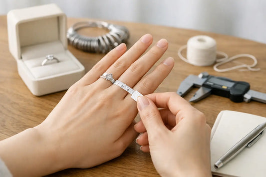 婚約指輪 サイズ 測り方 自宅で失敗しないコツ