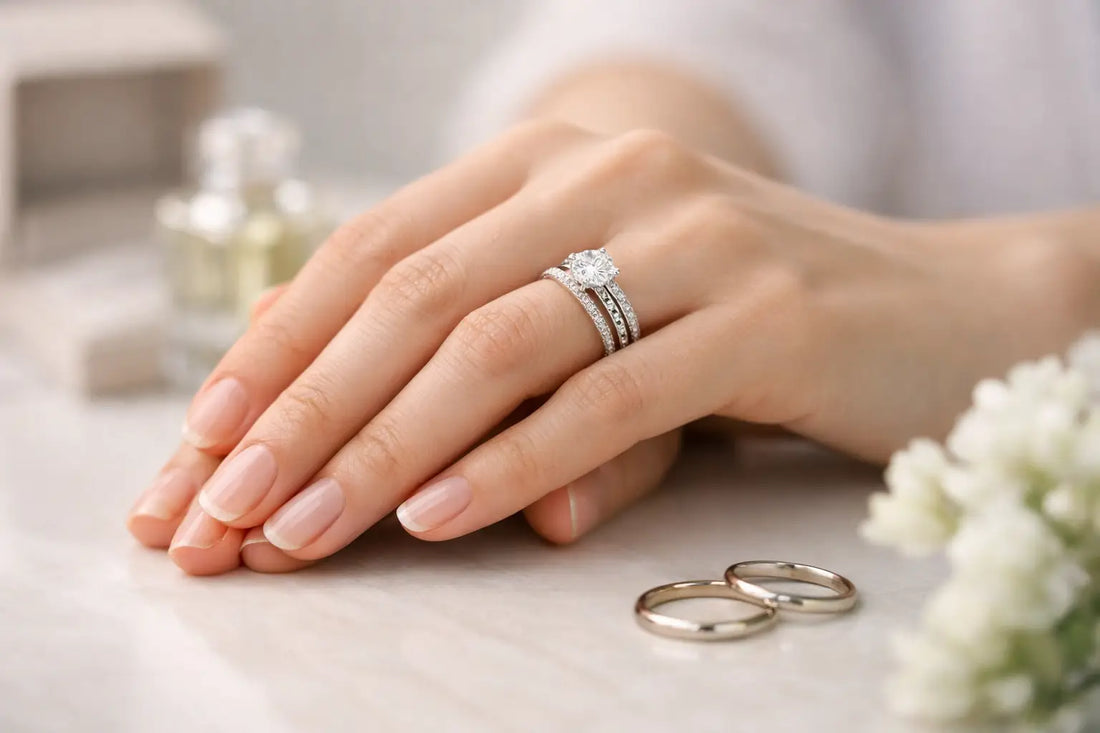 婚約指輪 結婚指輪 重ね付け 方法を美しく決めるコツ