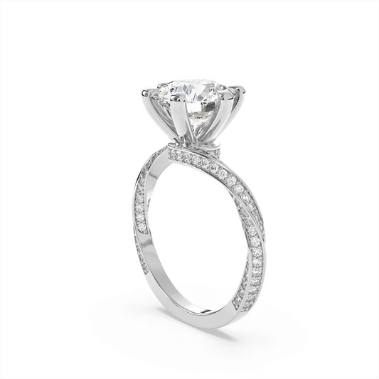 Shy-round brilliant diamond