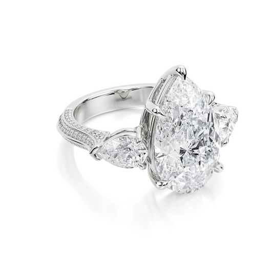 Shareen-pear shape diamond
