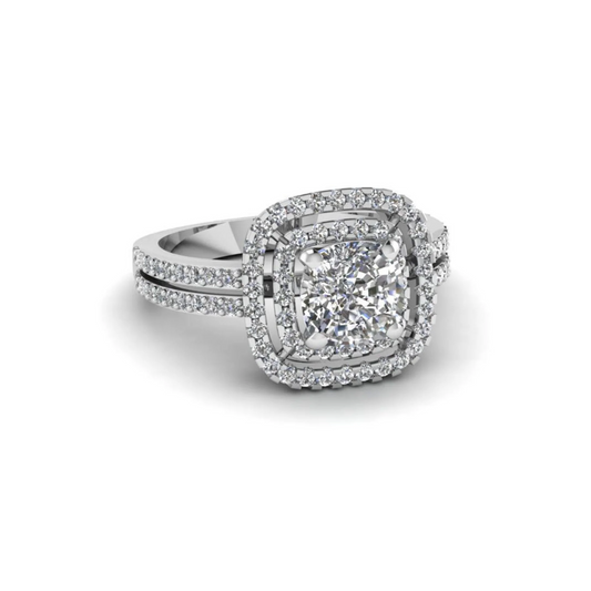 Ella-cushion cut diamond