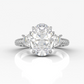 Denise-oval brilliant diamond