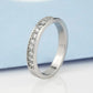 Solid Diamond Engagement ring set in White Gold material
