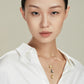 Bloom Necklace Gold & Blue