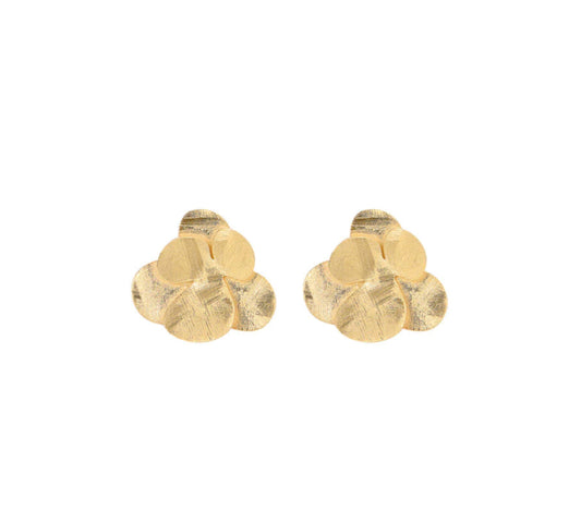 Flower Earrings Gold