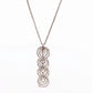 Swirl Bijou Necklace Silver