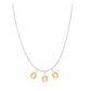 Circles Necklace Gold & Silver