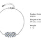 Leaf motif bracelet