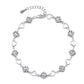 Heart motif bracelet in a variety of colors