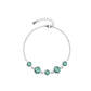 Heart motif bracelet in a variety of colors