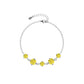 Heart motif bracelet in a variety of colors