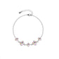 Heart motif bracelet in a variety of colors